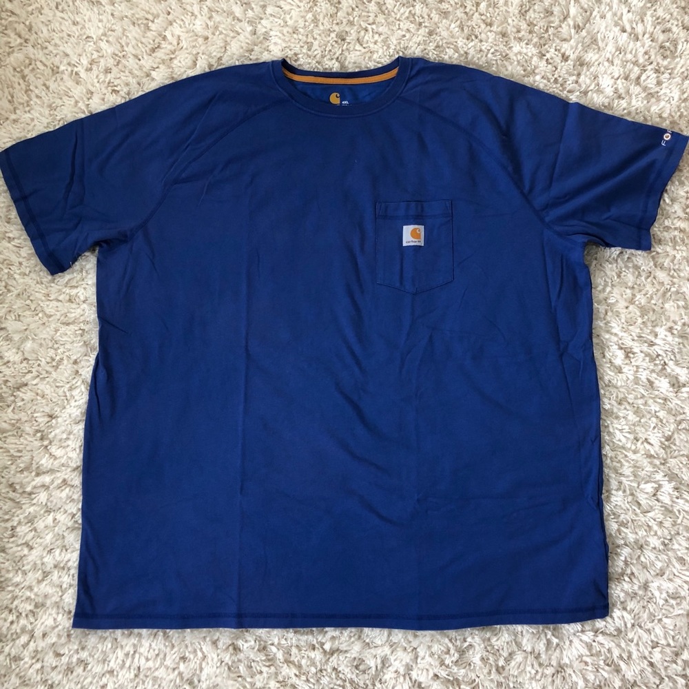 4xl Carhart blue shirt